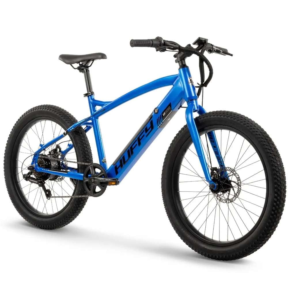 Huffy 24 Quantis 36V Electric Bike, Fits Riders 56 - 68, Cobalt, Teen/Adult, Unisex