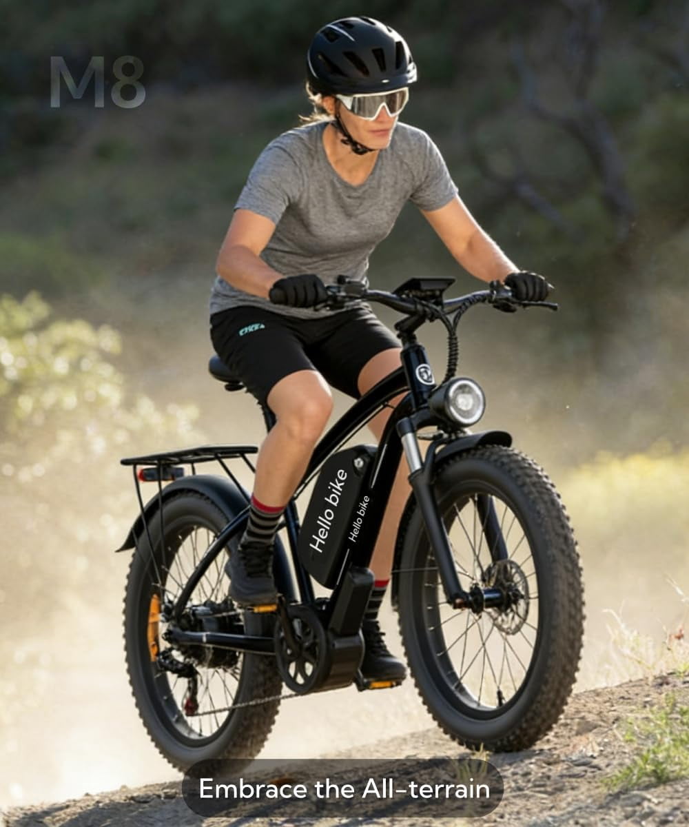 5000W Electric Bike for Adults, 52V 25Ah Max 45 mph 100 Miles, 26 Fat Tires City Commuting Ebike 7 Speed for Off-Road Mountain Riding UL 2849
