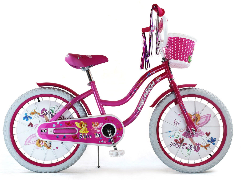 Micargi ELLIE-G-20-HPK-PK 20 in. Girls Bicycle, Hot Pink and Pink