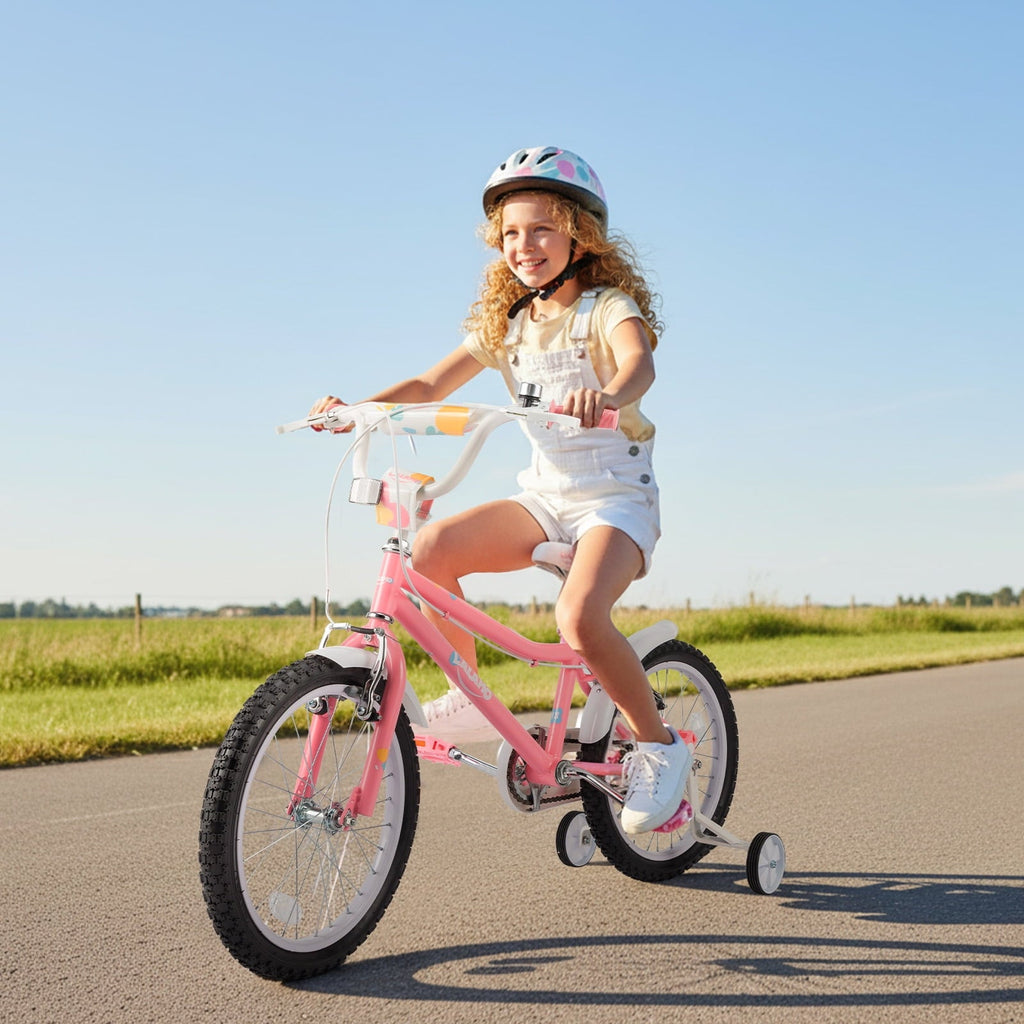 Ktaxon Kids Bike for Ages 2-5 Years Old, 12 Inches Kid's Bikes with Training Wheels, Children Bicycle for Boys Girls, Easy to Assemble, Learning to Ride, Blue