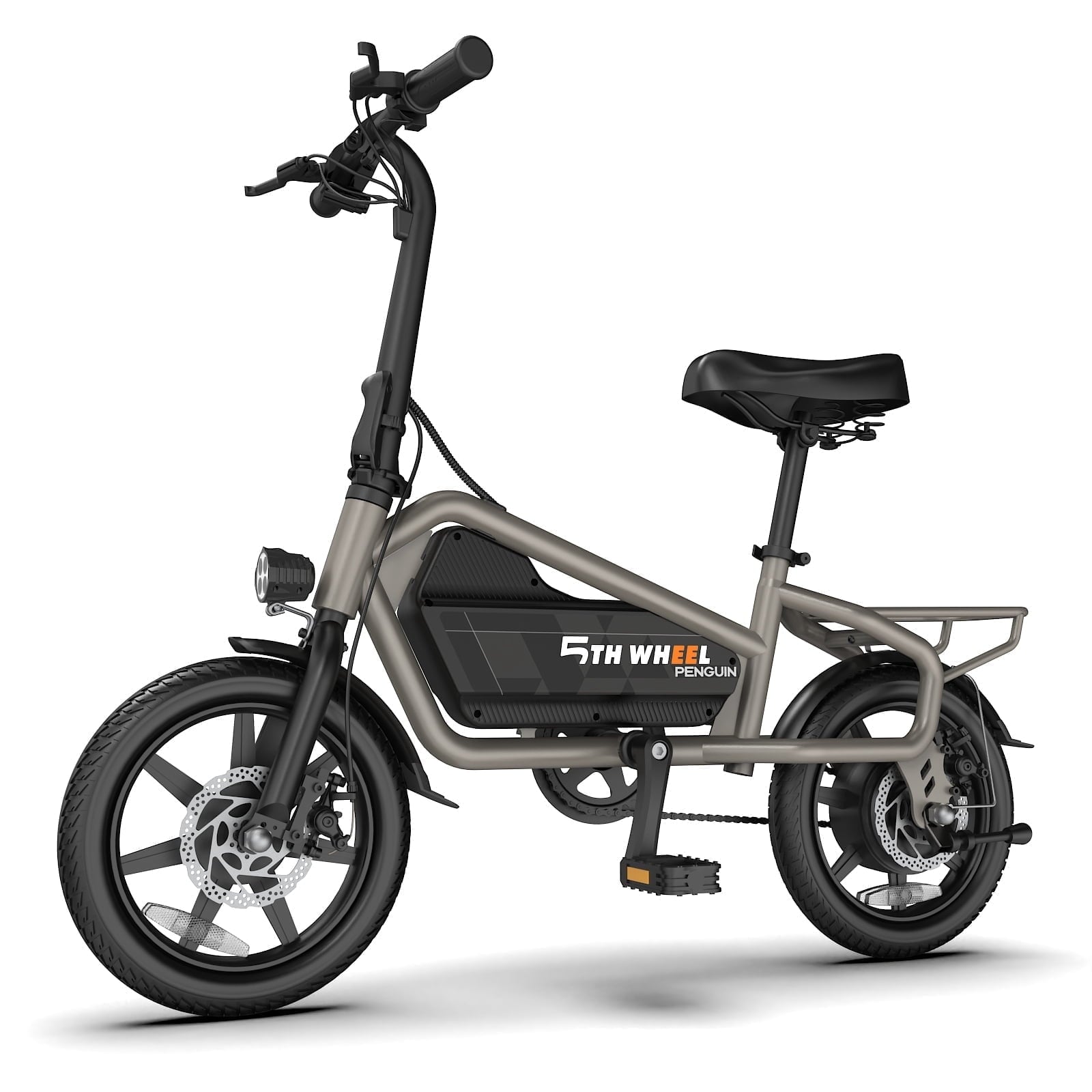 5TH WHEEL 14 Electric Bike for Adults with 650W Peak Motor Electric Bicycle, 36V 7.8Ah Battery Ebike, UL2849