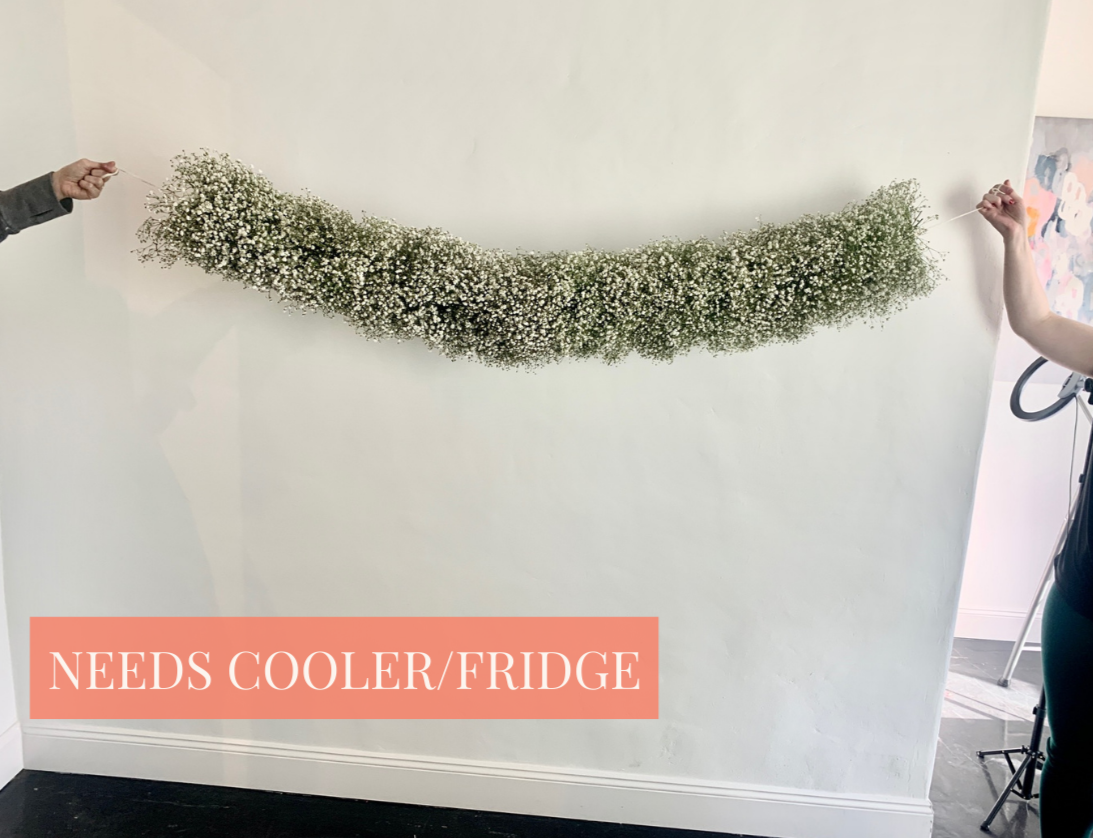 White Baby's Breath Garland