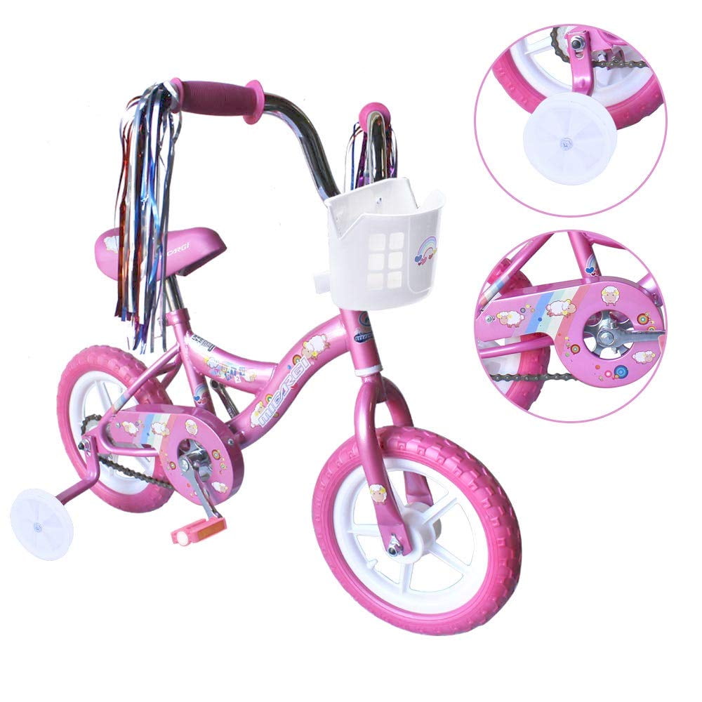 PlayWorld Kid's Beginner Bicycle with Foam Tire, Pink