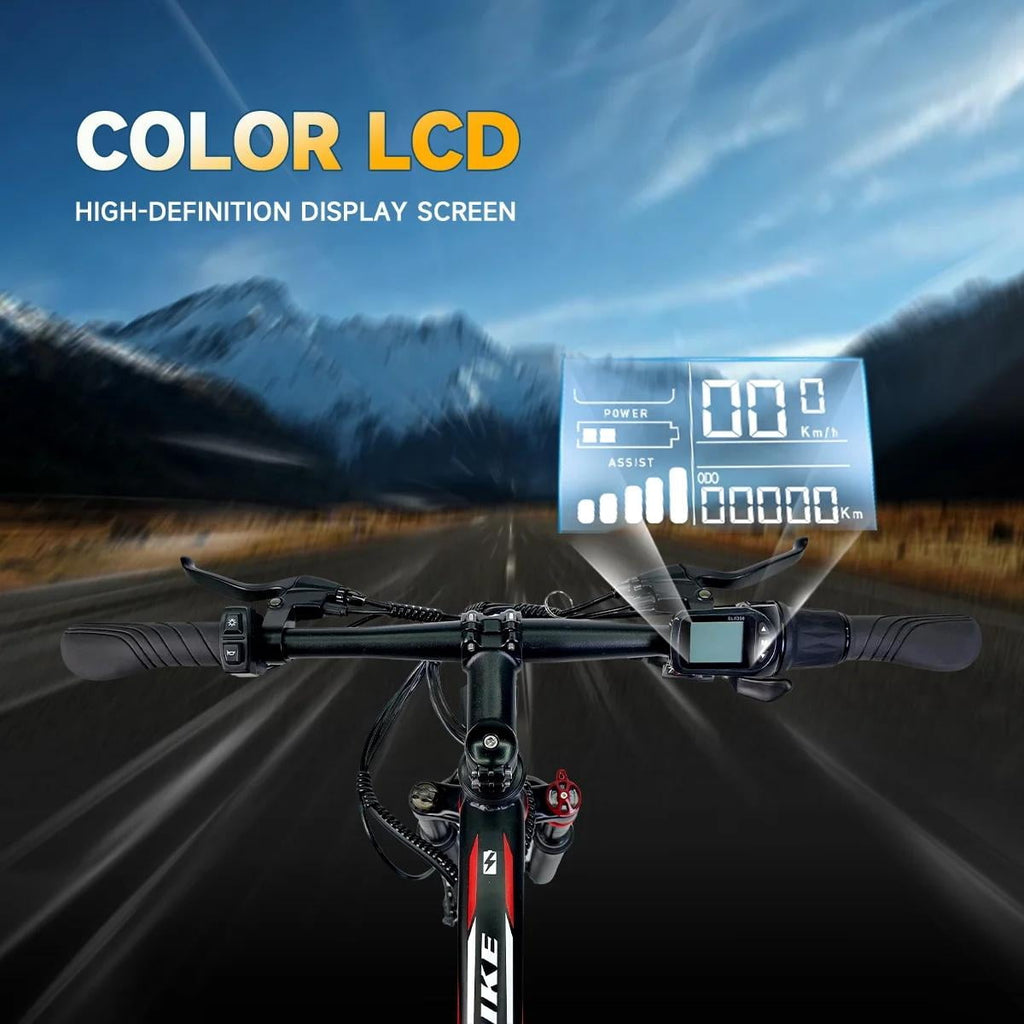 Electric Bicycle for Adults, 750W Peak 1000W Motor E Mountain Bike, 26in 45Miles 25MPH 7 Speed Commuting ebike with 432Wh, UL 2849