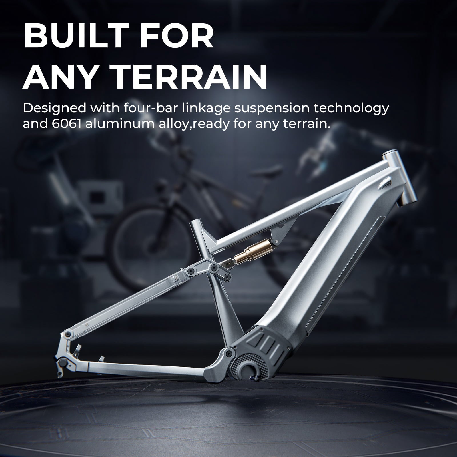 Skeri Electric Scooter Bike for Adults, 26x4 Fat Tire Full Suspension E-Mountain Bicycle,750W (Peak 1200) Motor 48V 20Ah 7-Speed Ebike UL2849