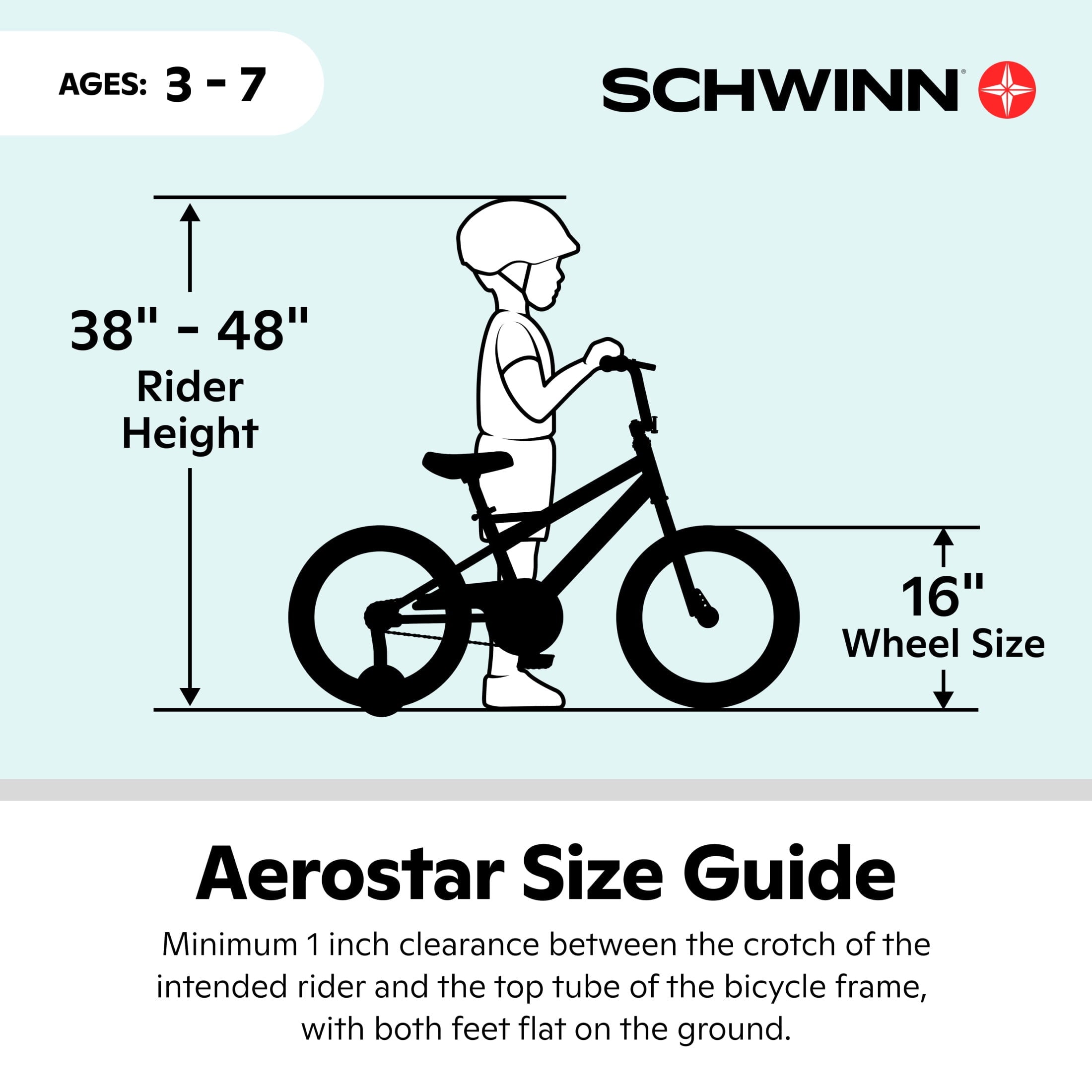 Schwinn Aerostar 16-in. Children's Bike, Ages 3-7 Years, Purple Bicycle