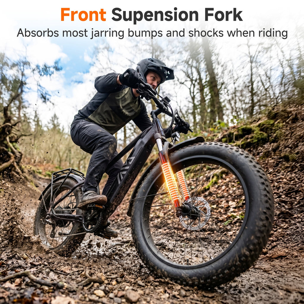 TST Dreamer Electric Bike for Women, Peak 750W E-Mountain Bike, 26 Fat Tire Electric Bike, 48V/15Ah Battery UL2849, 60Miles Long Range, 7-Speed Gear