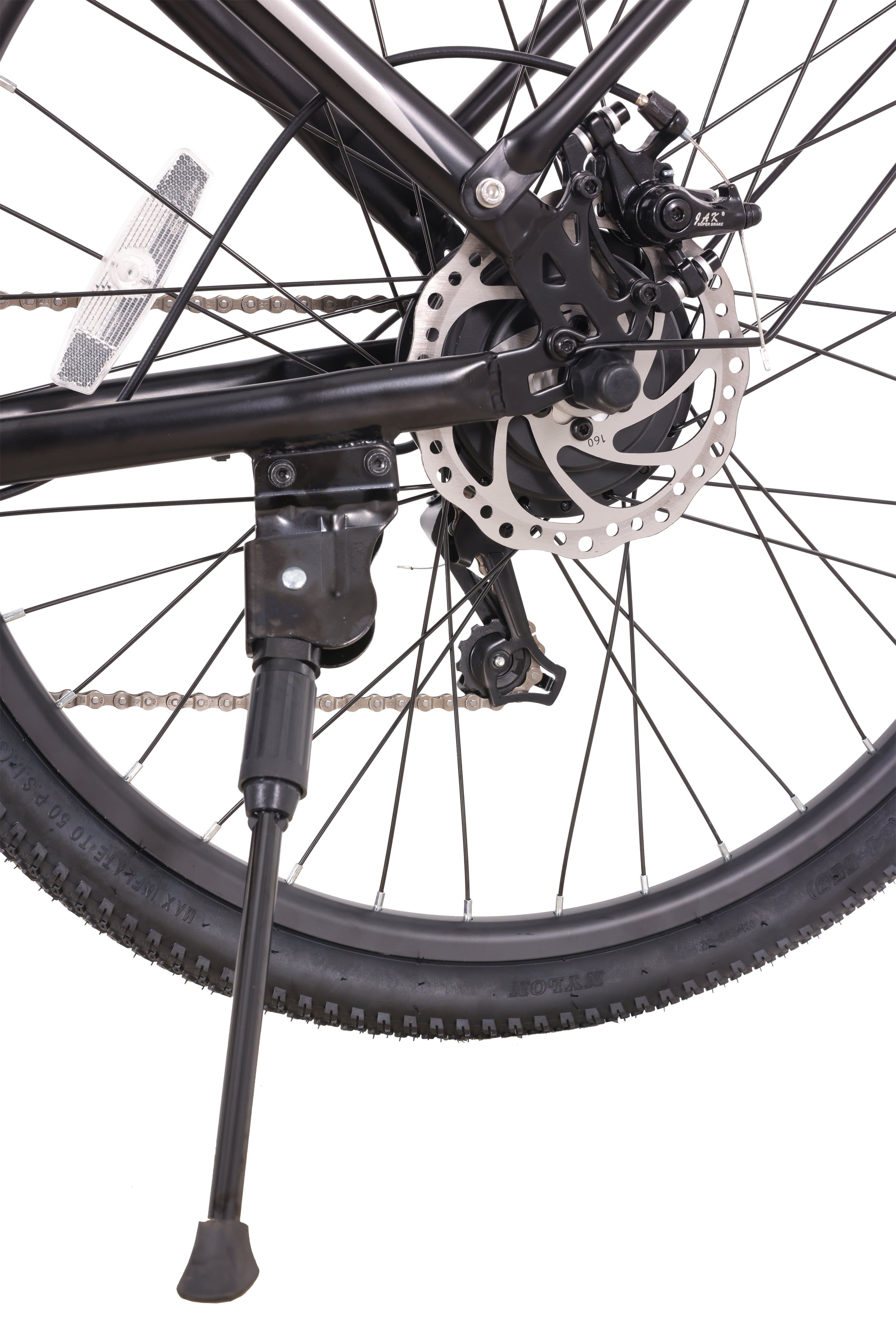 Concord Commutr 26'' Electric Bike, 350W Motor, Class 2, Black, Fits Riders 5'2-5'10