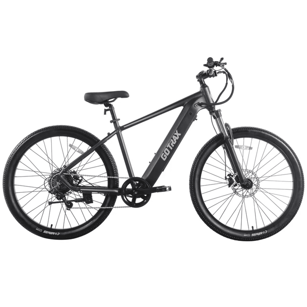 GOTRAX Approach 27.5 Step Over Electric Mountain Adult Bike with 350W Motor 20 MPH Up to 264lb, Black