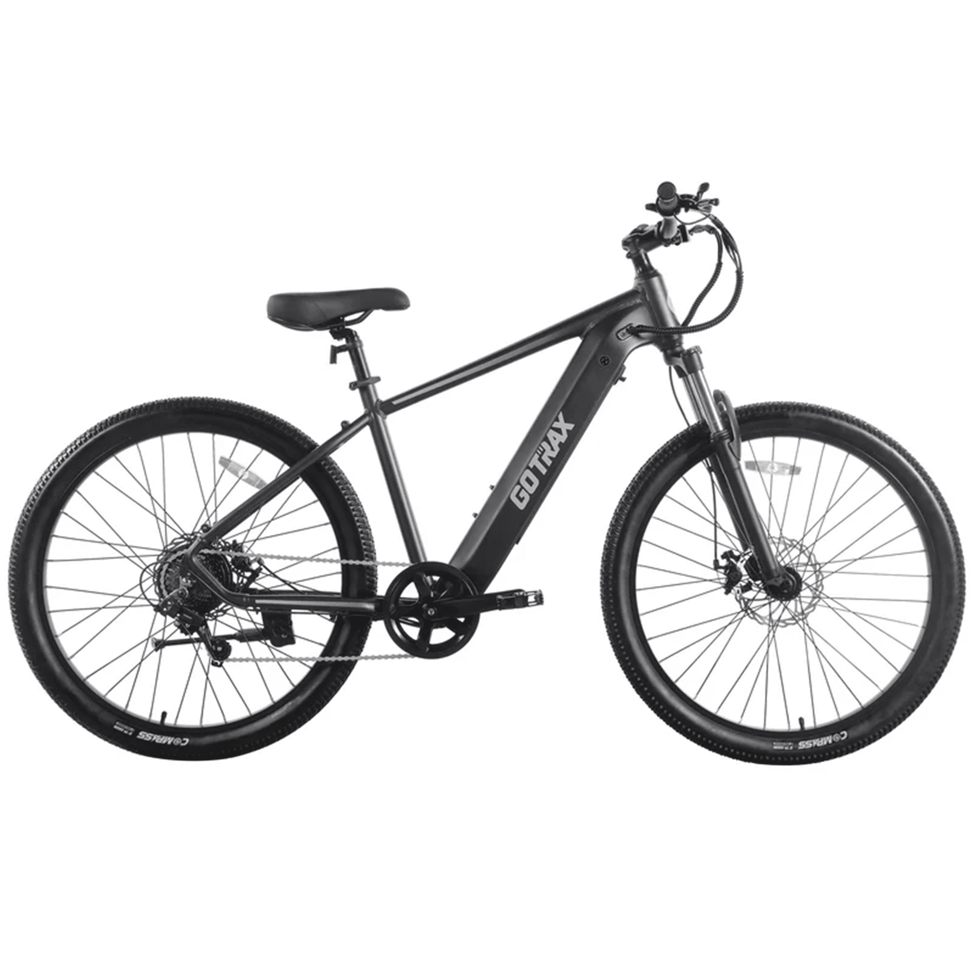GOTRAX Approach 27.5 Step Over Electric Mountain Adult Bike with 350W Motor 20 MPH Up to 264lb, Black