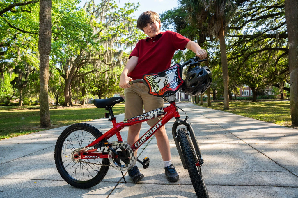 Dynacraft Wipeout Boys 20 BMX Bike, Red, For Kids Age 7-14 Years