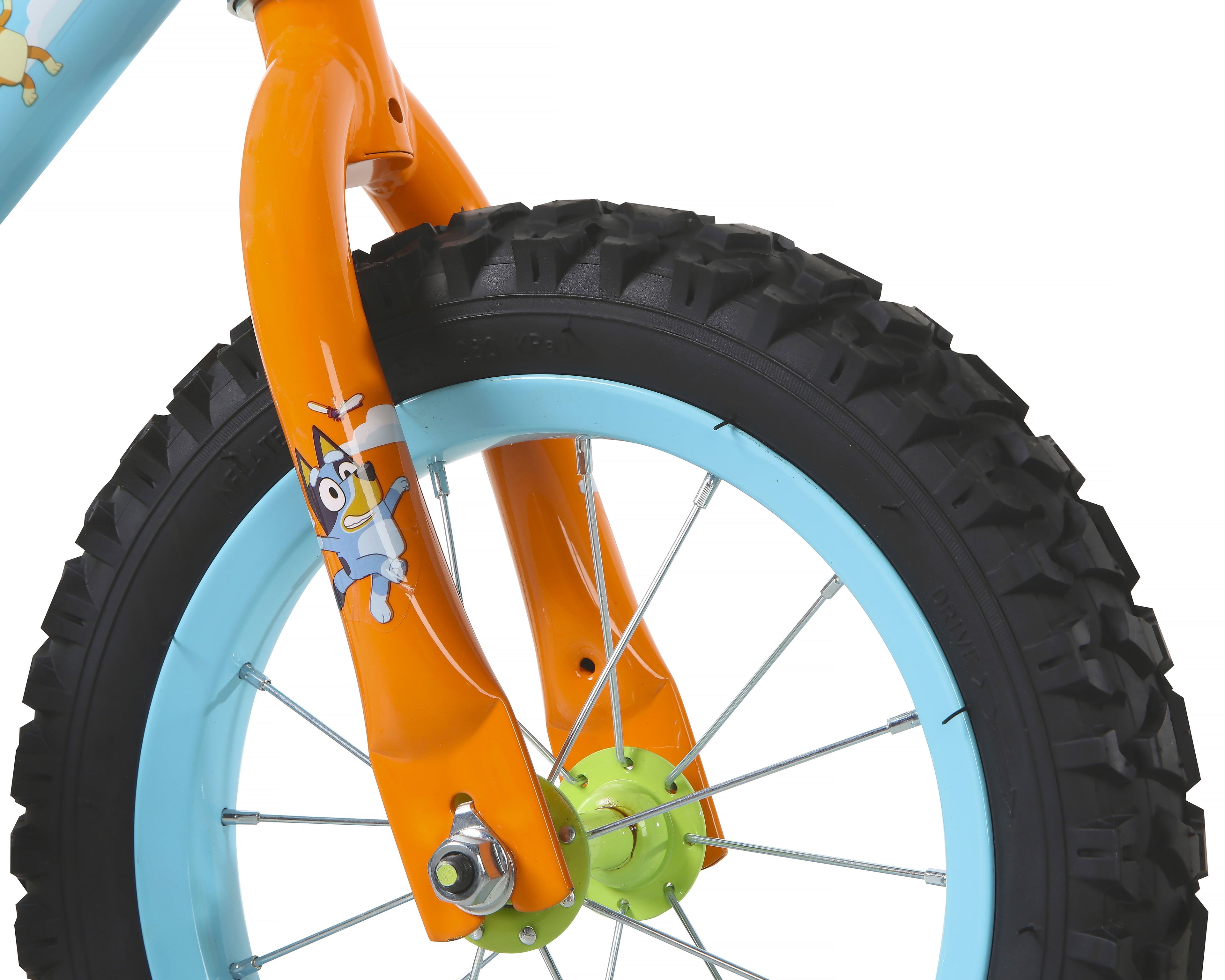 Dynacraft Bluey Kids 12-inch BMX Bike with Training Wheels, Plush Bag, Steel Frame, Coaster Brake, Ages 3-5