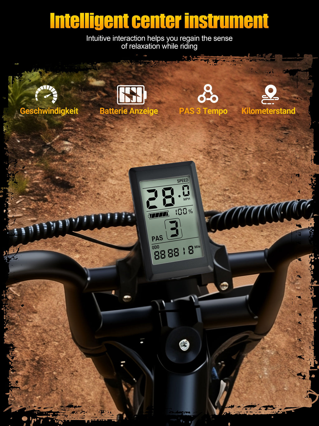 ESKUTE V100 Electric Bike for Teens Adults, 750W Peak 1500W 28 Mph 48V 13 Ah,16x4.0 Fat Tire E Bicycle, 7-Speed E-Bike with Dual Suspension, UL2849