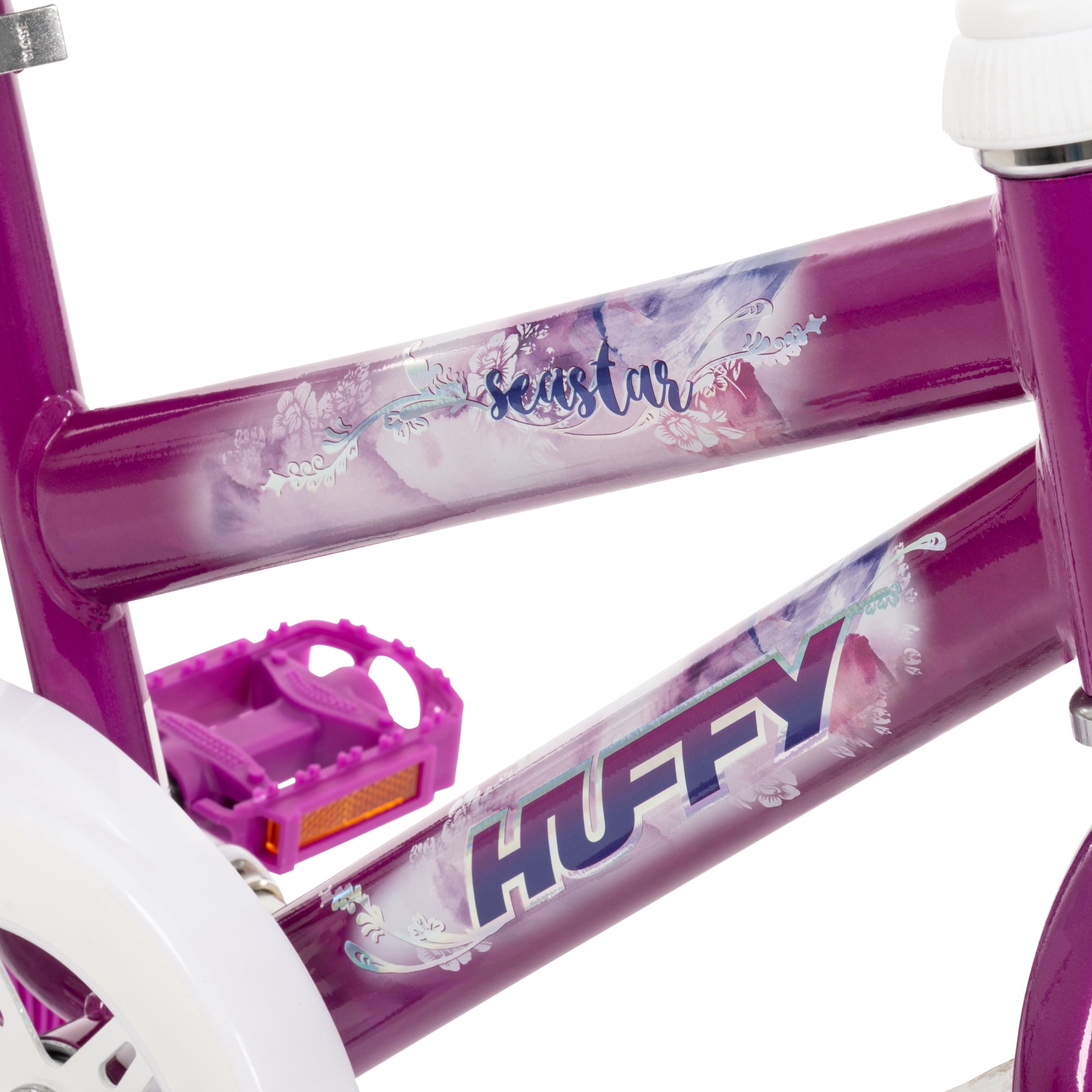 Huffy 16 Sea Star Kids' Bike, Fits Riders 42 - 48, Purple, Youth, Girls