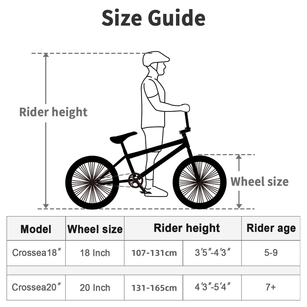 cubsala 18 in Freestyle BMX Kids Bike for Age 5-8 Years Old Boys Girls,Blue