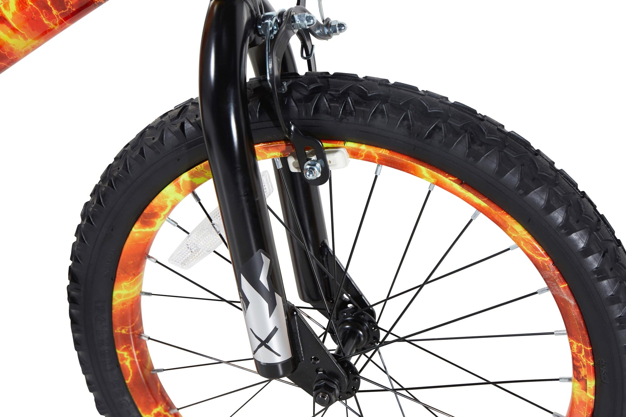 Dynacraft Firestorm Boys 18 BMX Bike, For Ages 6-9, Durable Steel Frame