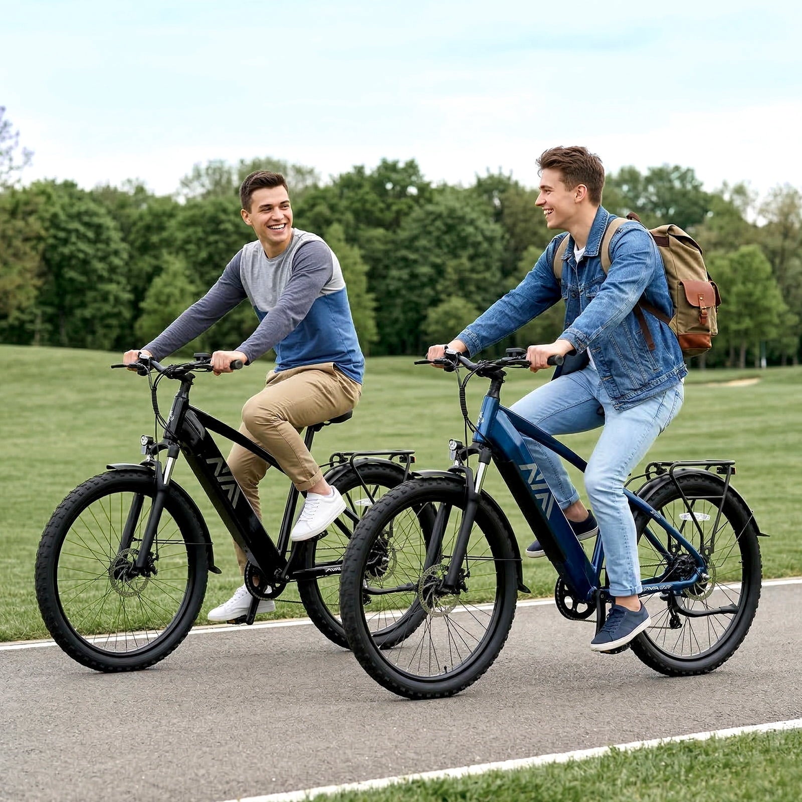 TST Electric Bike for Men, Peak 1000W E Mountain Bike, Electric Bicycle, 27.5 Tire EBike, Hydraulic Disc Brakes, 48V/15Ah Battery
