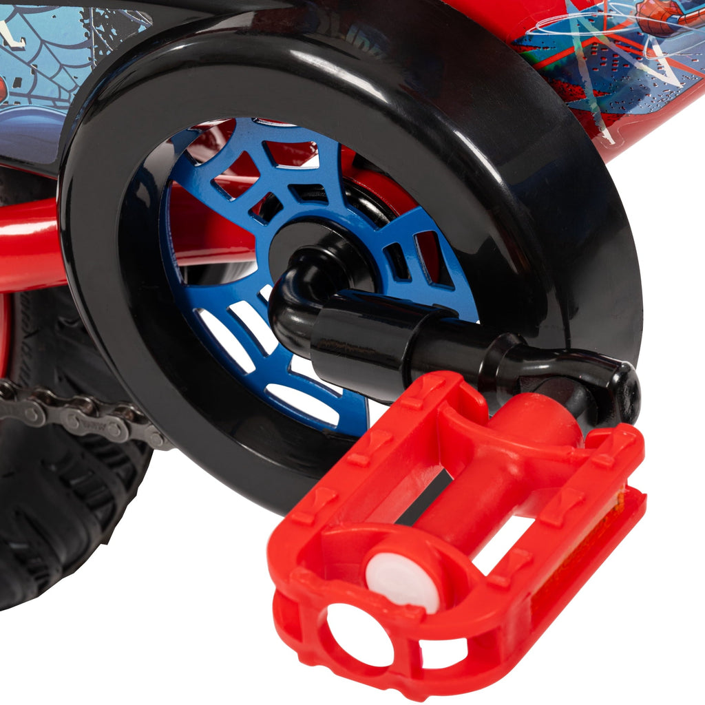 Huffy 12 Marvel Spider-Man Kids' Bike, Fits Riders 37 - 42, Red, Youth, Boy's