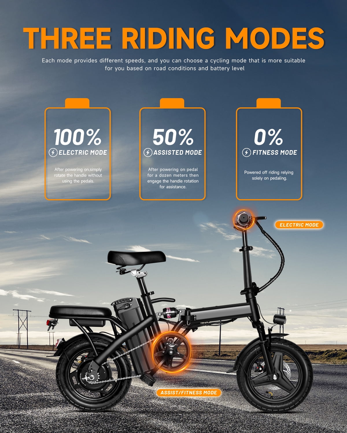 XKJ Electric Bike for Adults,500W Brushless Motor Ebike with 576Wh Removable Battery,Multi-Shock Absorption,Commuter Electric Bicycle, UL2849