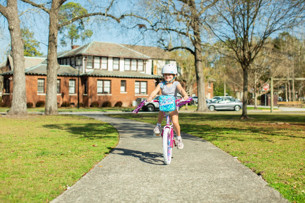 Dynacraft Sweetheart Girls 18 Bike, For Kids Ages 6-9, Pink and Blue