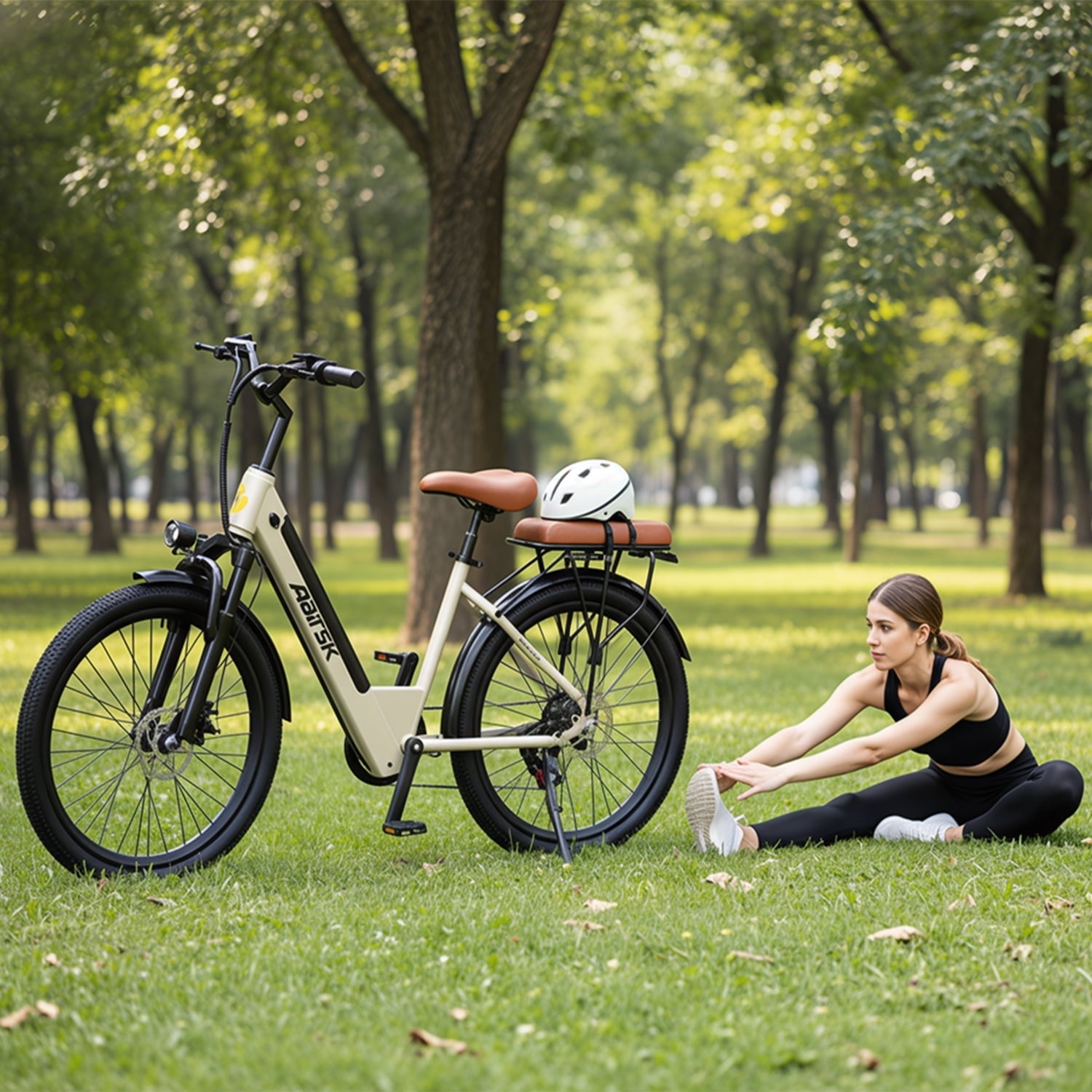Unibike 250W Electric Bike for Adults, 36V 13AH Removeable Battery, 26'' City Bicycle, 15MPH Commuter Women Ebike