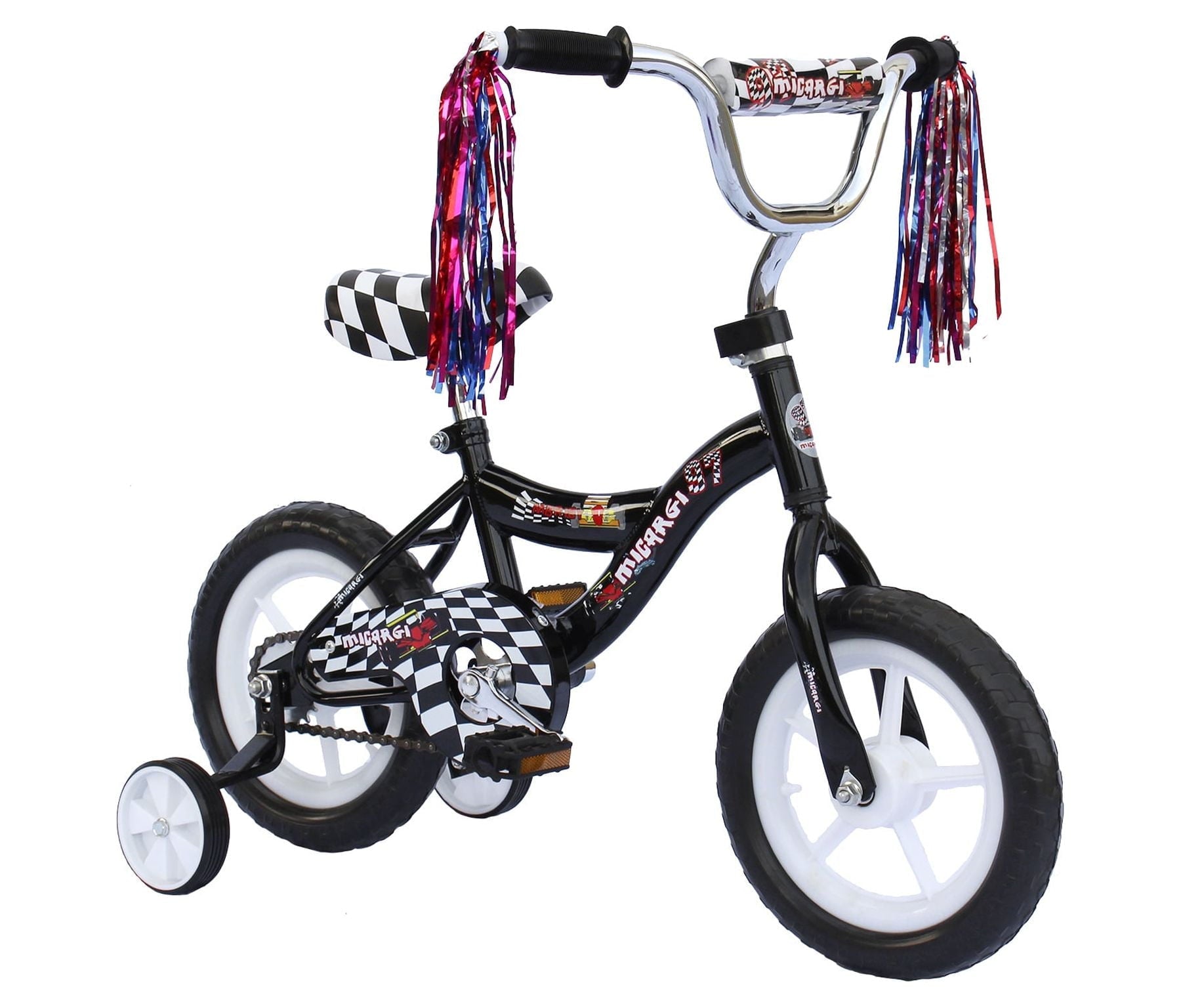 USToyOutlet 12 Kid's Beginner Bicycle for 2-4 Years Old Boys' and Girls' Bike Foam Tire for Indoor Use No Brake - Pink