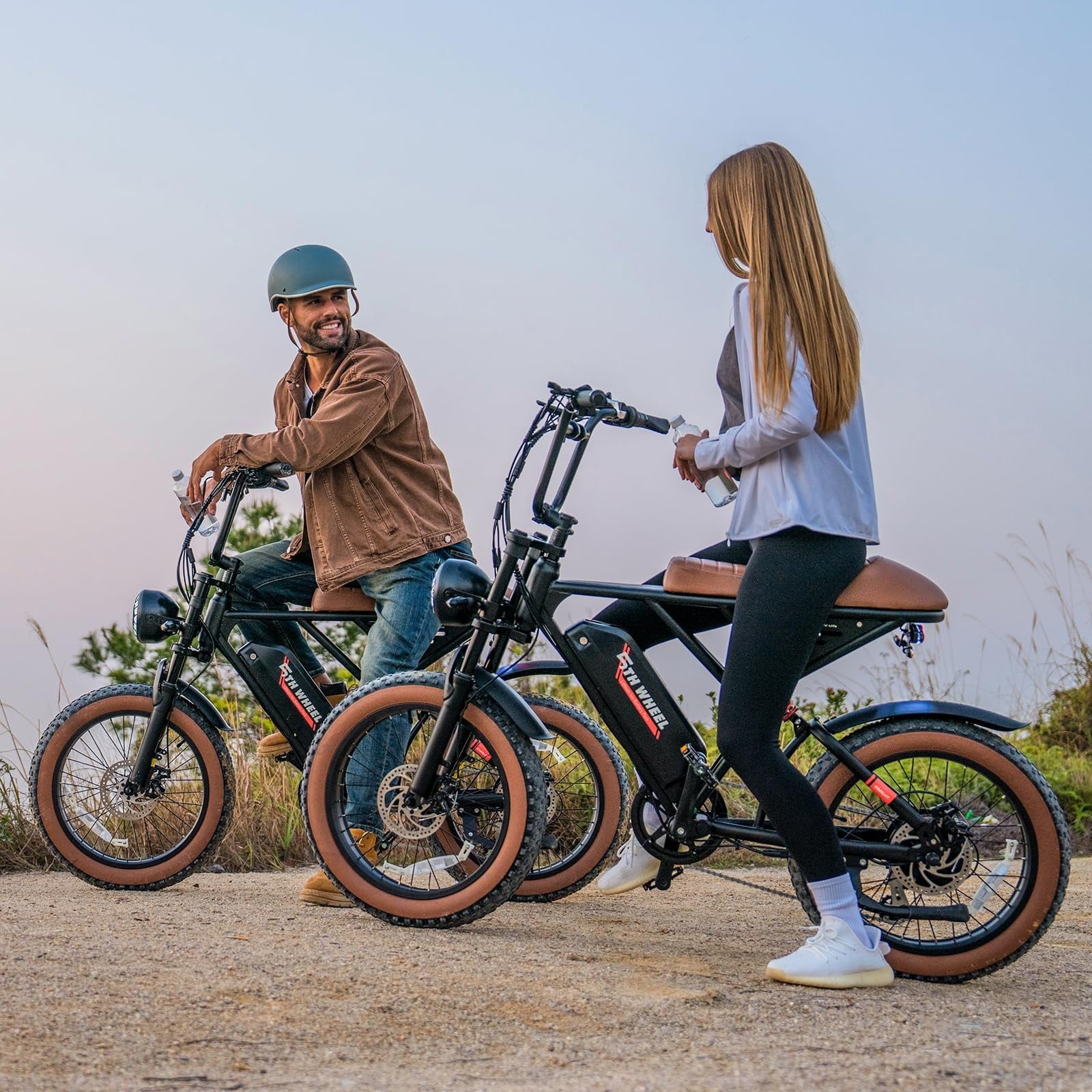 5TH WHEEL LB16 750W Electric Bike for Adults, 20 × 4 Fat Tire E Mountain Bikes, 48V 14.5Ah Removable Battery, Front Suspension, 7-Speed UL2849