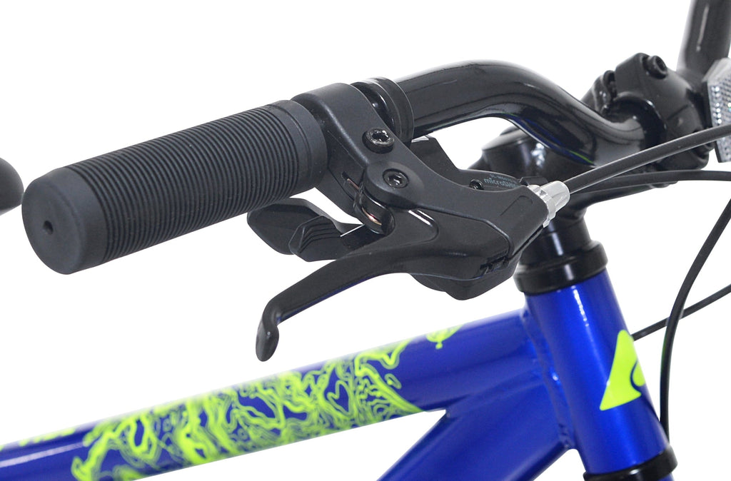 20 Ozark Trail Mountain Bicycle, 7 Speed, Fits Riders 3'11-4'4, Child, Unisex, Blue