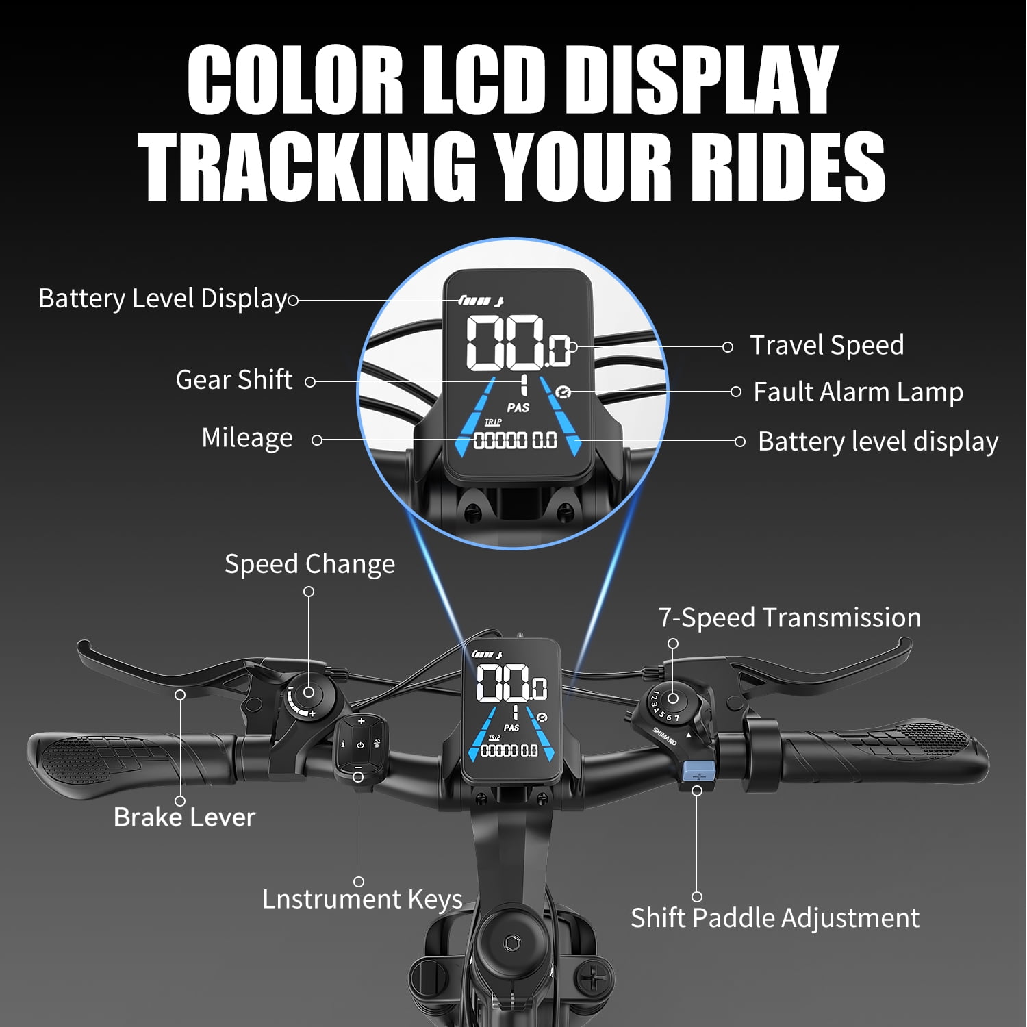 GWEIT Electric Bike, 26 Pneumatic Tires, 1500W Peak Motor Electric Mountain Bike, 25MPH 35Miles Range, 48 10.4AH Removable Battery E Bikes for Adults, UL 2849 Certification