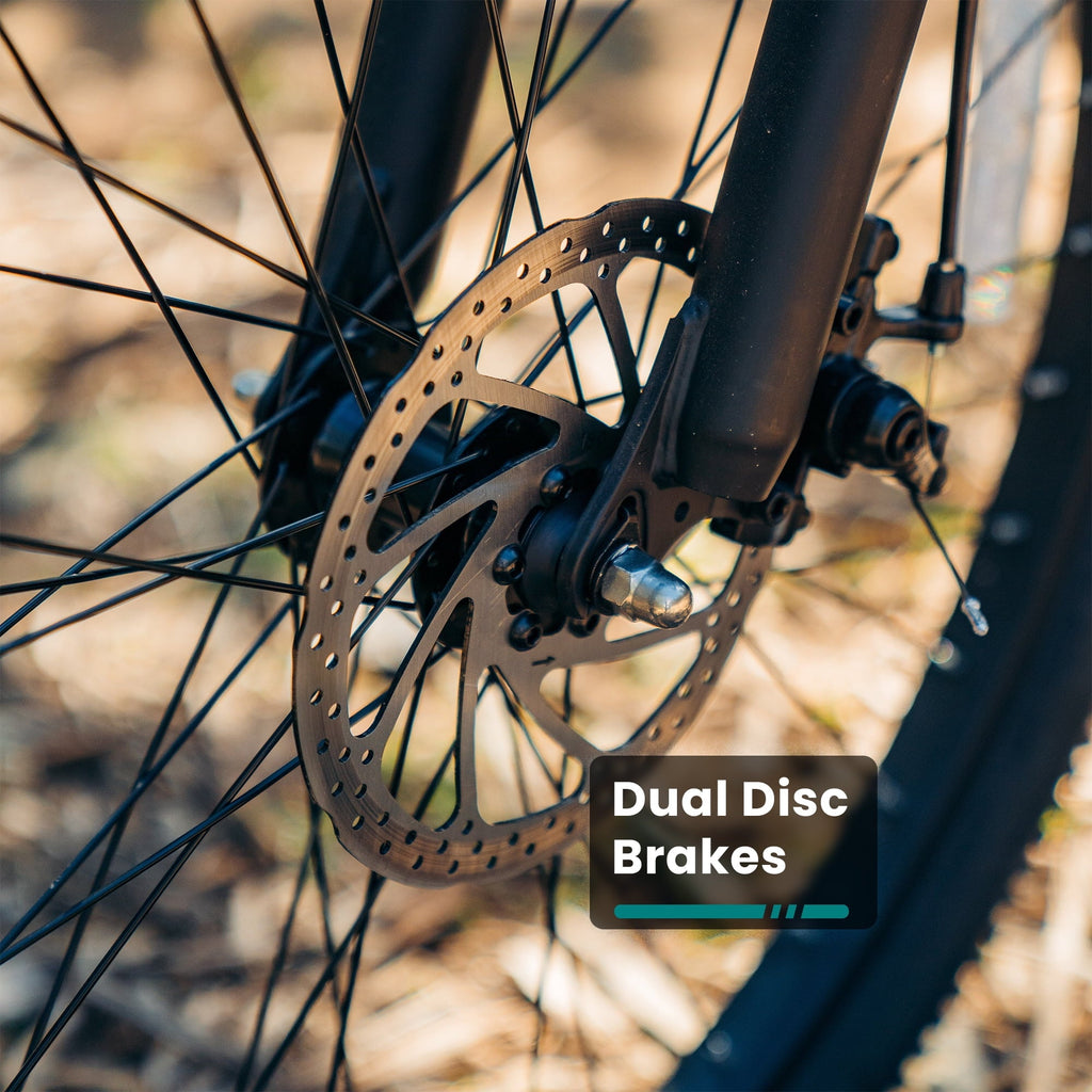 GOTRAX D1RT 27.5 Adult Electric Mountain Bike, 350W 36V 10.4Ah Shimano 7 Speed 20mph Up to 300lb E-Bike,Grey