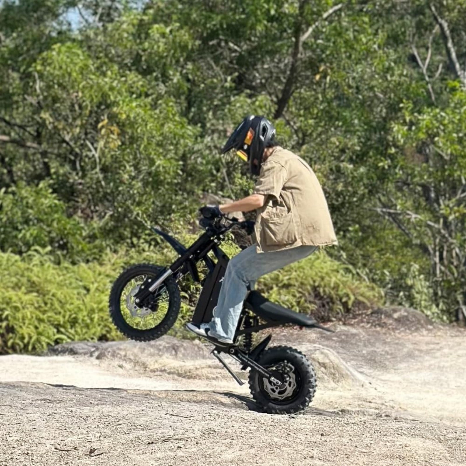Freego X0 Electric Mountain Bike for Adults & Teens,3600W(Peak),60V 23AH Battery,40 MPH Top Speed,50 Miles Range,14/10 Tires,UL2849