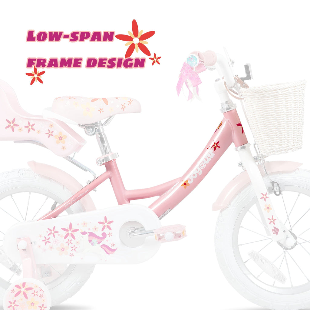Joystar Unicorn 12inch Girls' Bike, Purple