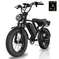 Electric Bike for Adults 20 X 4.0 Fat Tire, 750W Off-Road E Bike, E-Mountain Bike 48V 18AH UL2849
