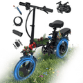 BroPath Electric Bike for Adults, 14 Folding Ebike, Electric Bicycle with 576WH Battery, 21MPH,20+ Miles(MAX),450W High Motor,Multi-Shock Absorption,Commuting Mini E Bikes,UL2849,Ebike for Teens