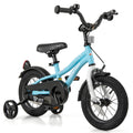 Costway 12 Kids Bike for 3-4 Years Old Boys & Girls with Adjustable Seat Handbrake Reflectors Blue