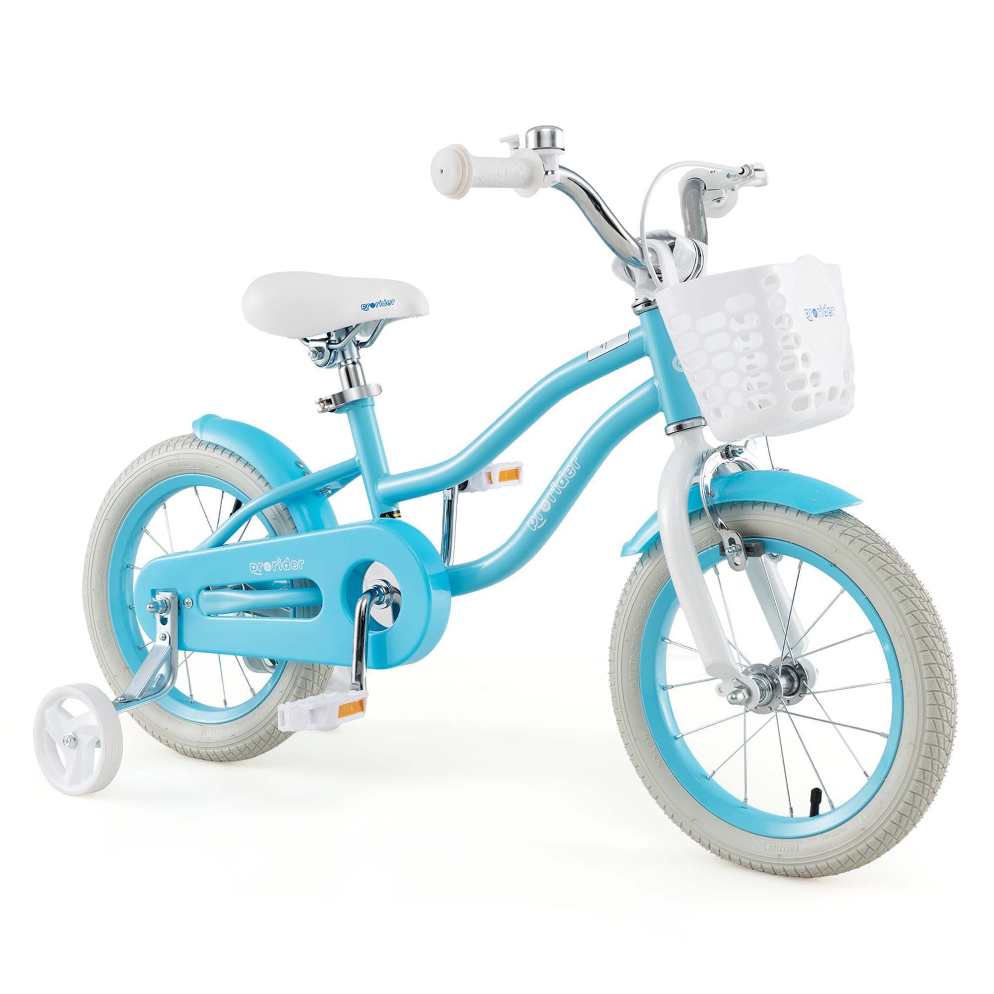 Costway 18'' Kids Bike Toddler Bicycle with Training Wheel Kickstand for 4-8 Years Old Pink