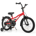 Costway 18 Kids Bike for 4-8 Years Old Boys & Girls with Adjustable Seat Handbrake Reflectors Red