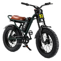 DRIFT.SLIDE D93 Pro Electric Bike for Adults, 1500W Peak Ebike, 20 Mountain Bike, 48V 20.8Ah Waterproof Removable Battery, 37 mph Max – Brown