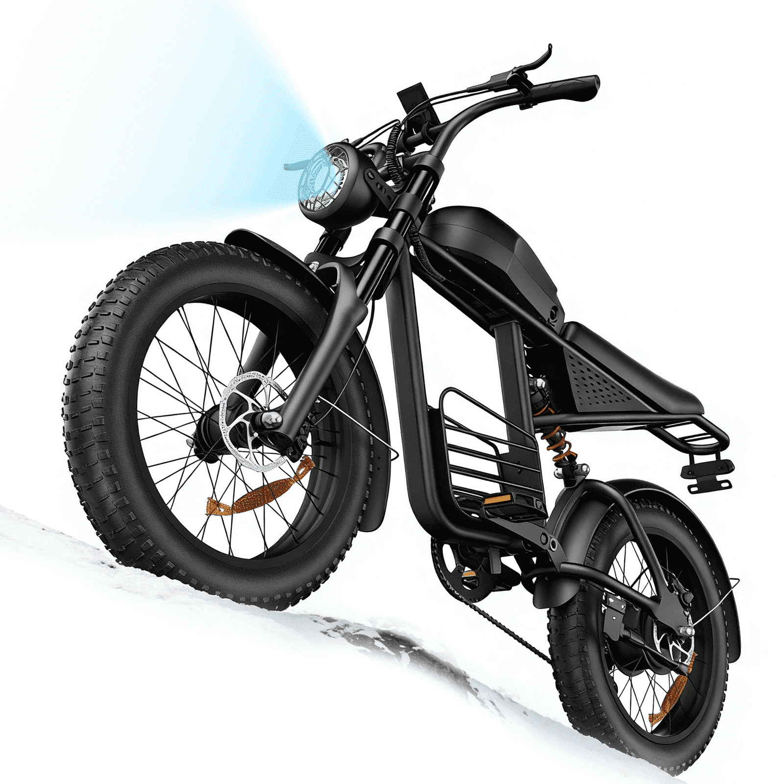 Electric Bike for Adults, 1000W Dirt Bike, 30MPH, 48V 15Ah E-Bike, 30-40 Miles Electric Bikecycle, 20 Fat Tire Off-Road Bike, All Terrain for Mountains, Snow, Sand, Road