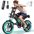 ESKUTE V100 Electric Bike for Teens Adults Students, 750W 28 Mph 48V 13 Ah,16x4.0 Fat Tire E Bicycle, 7-Speed Dual Suspension Mountain EBike Black, UL2849