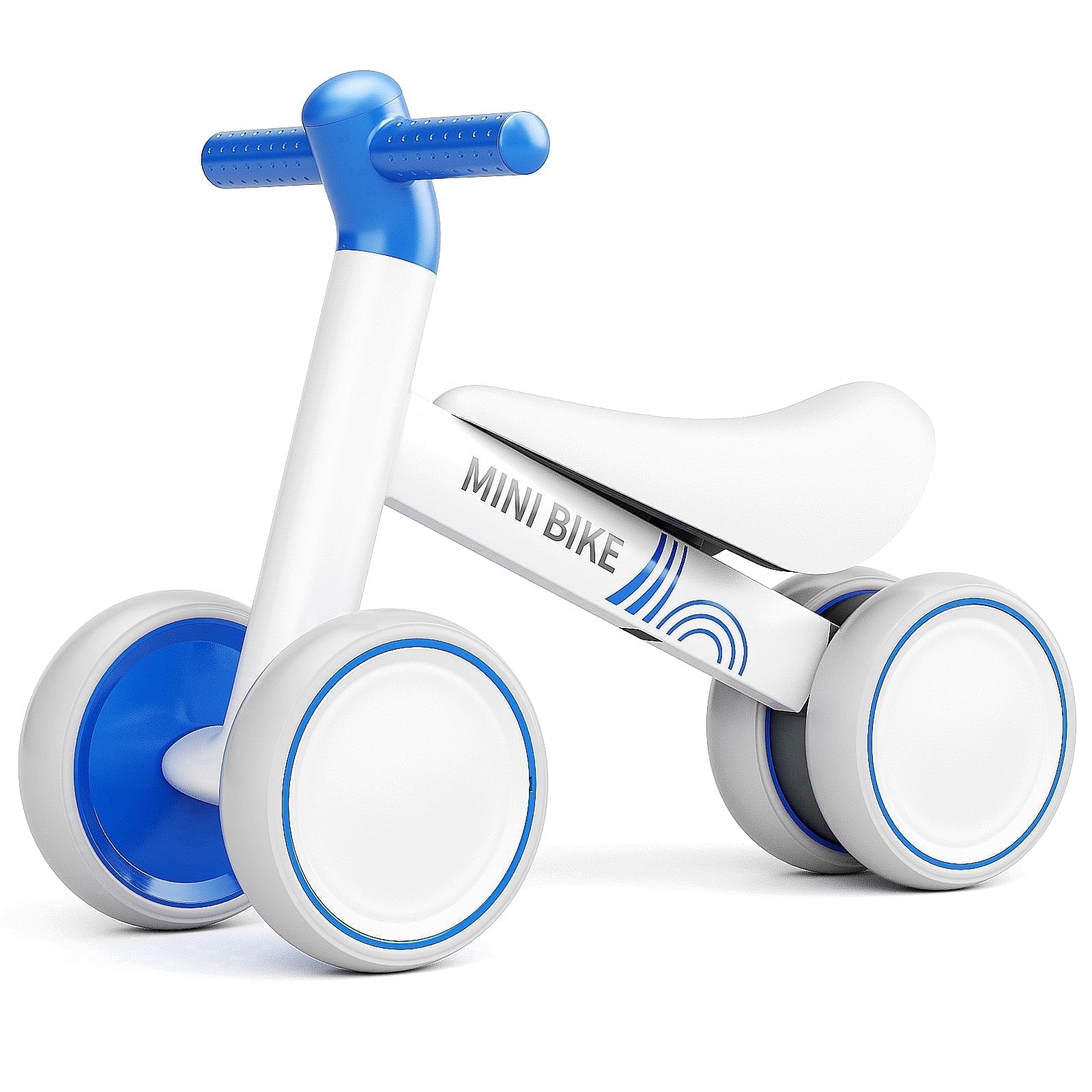 GLAF Baby Balance Bike for 12-36 Months , Toddler balance bike with 4 Wheels , Indoor & Outdoor Bike Riding Toy, First B-day Gift