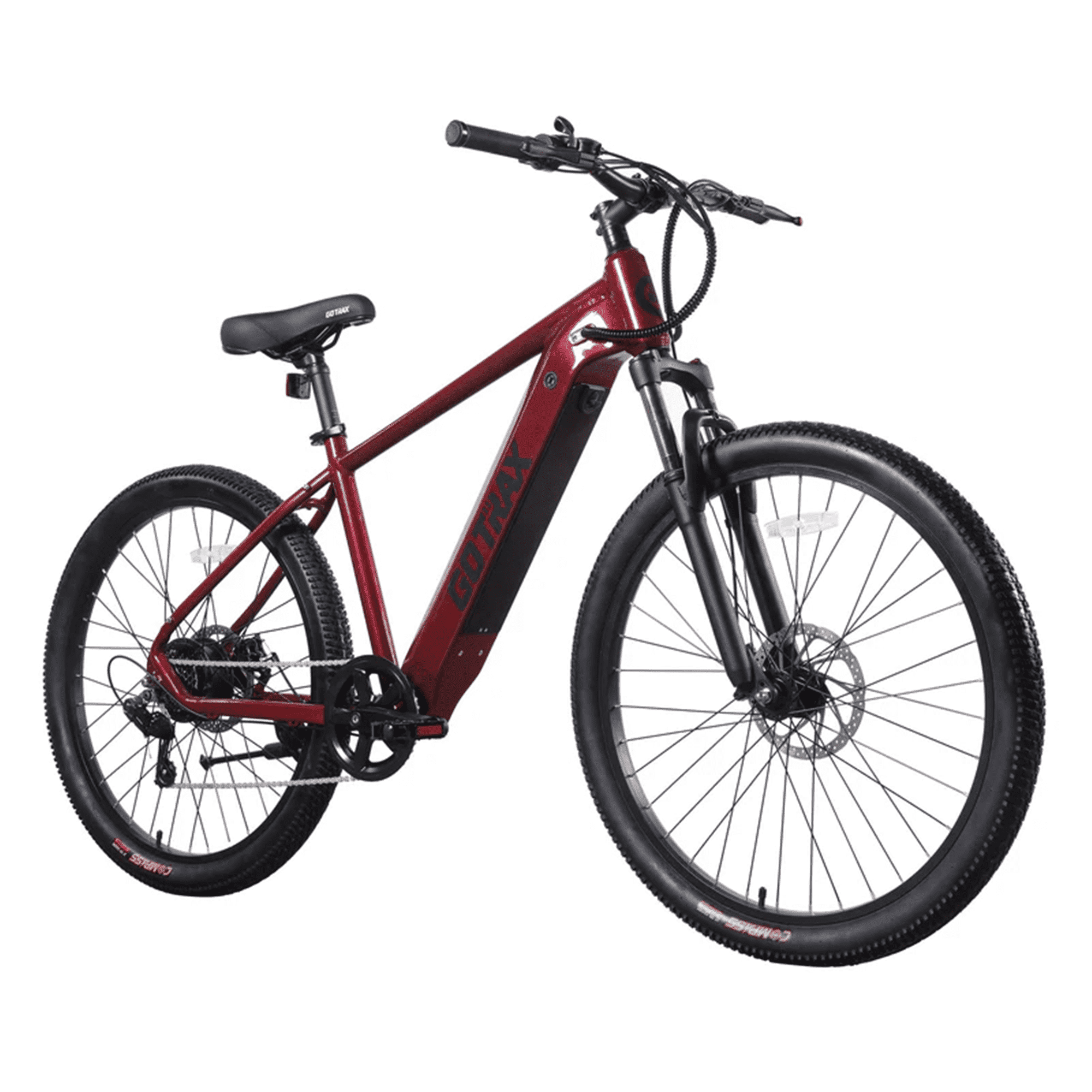 GOTRAX Approach 27.5 Step Over Electric Mountain Adult Bike with 350W Motor 20 MPH Up to 264lb, Black
