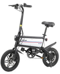 Gotrax Nano 14 Folding Adult Electric Bike,15.5mph 36V 350W Peak Foldable City Bike With LED Light,White