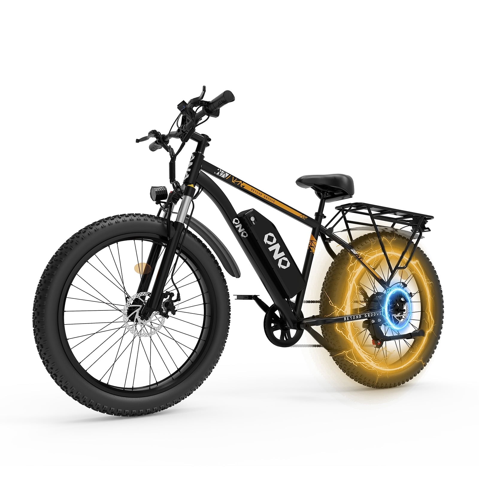 HILLVIGO Electric Bike for Adults, 2000W Peak 26 Electric Mountain Bike, 26*4.0 Fat Tire Helical Gear Motor E Mountain Bicycle, 48V 15Ah 7-Speed Shimano Ebike UL2849