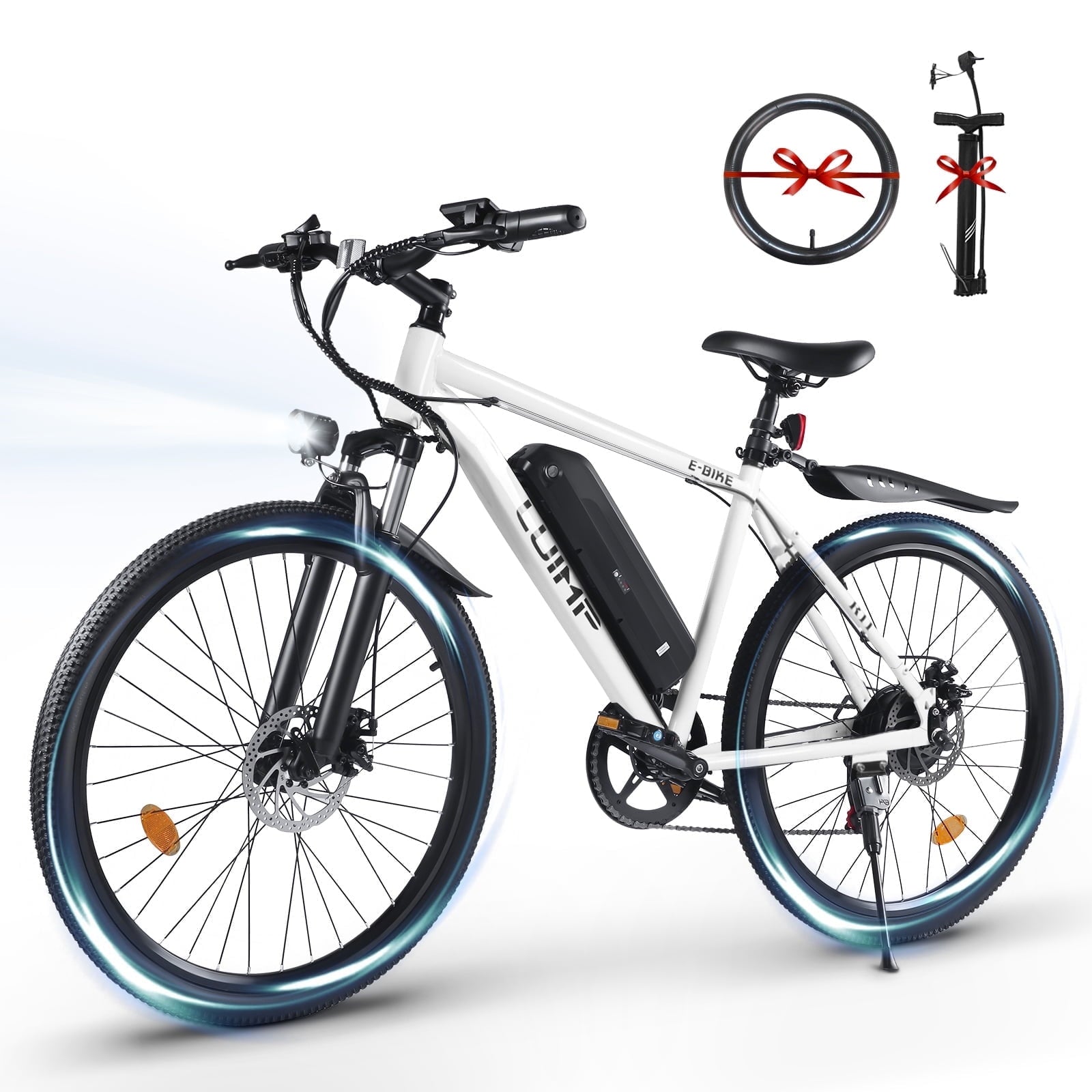 Luimp 26 Electric Bike for Adults, 500W Ebike with 36V 10.4Ah Battery, 20MPH Electric Bicycles, E-Bike for Adults, E Bike UL2849