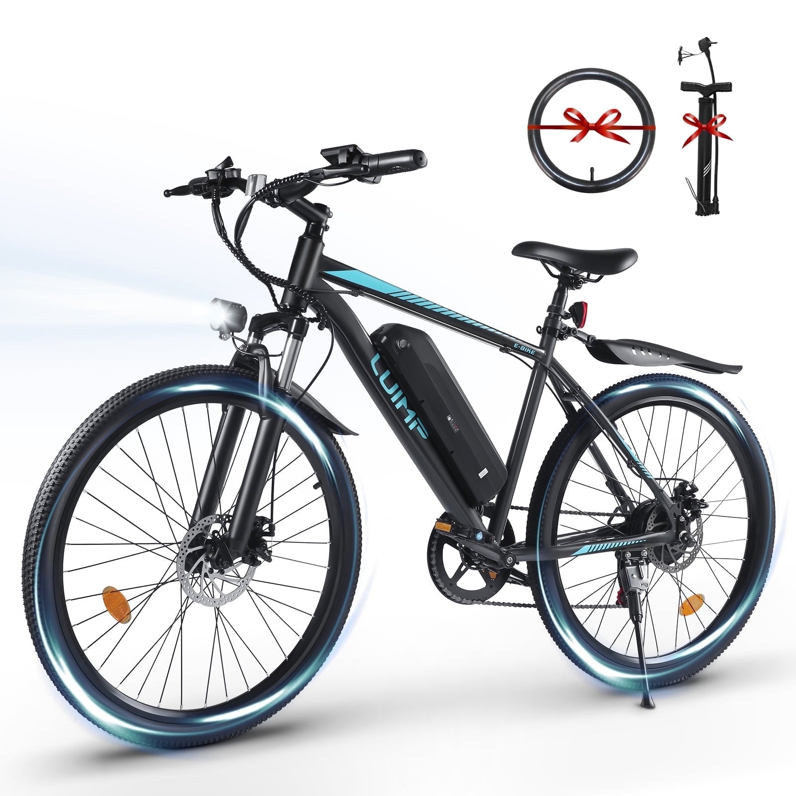 Luimp 26 Electric Bike for Adults, 500W Ebike with 36V 10.4Ah Battery, 20MPH Electric Bicycles, E-Bike for Adults, E Bike UL2849