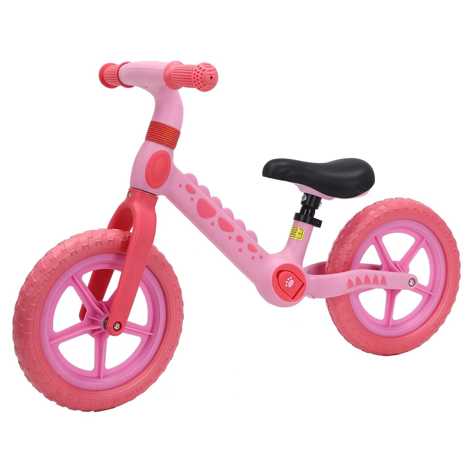 Hoverheart Dinosaur Balance Bike, No Pedal Kids Toys Baby Balance Bike Child Push Along Walking Bike (Blue)