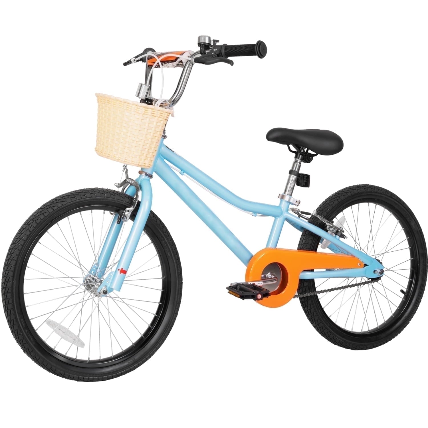 Hykolity 20 Kids Bike Age 6-12 Boy Girl Bicycle Coaster Brake Children Bike For Tween Height 48-62 Teen Sport Outdoor Riding Navy Blue