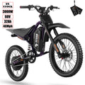Jecham QF200 Pro 3000W Electric Bike for Adults, 60V 32AH Battery, 45+ MPH Speed, 80+ Miles Range , 19 Puncture-Resistant Tires, Dual Suspension & Hydraulic Brakes, NFC, UL2849