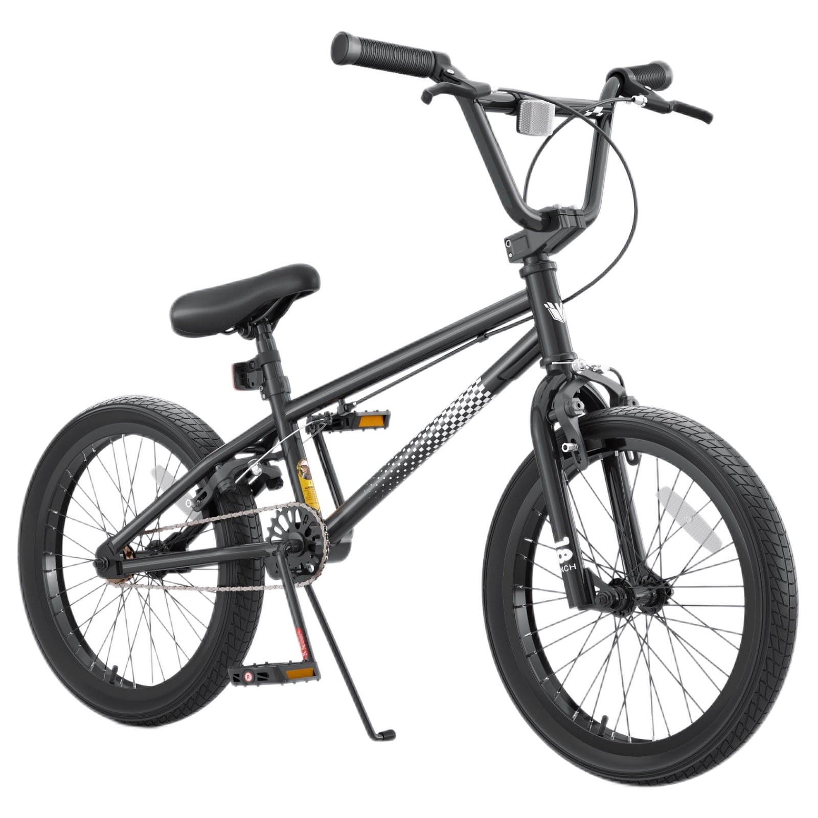 KORIMEFA Freestyle Kids BMX Bikes 18 20 Inch Kids Bicycles for Years Old Boys Girls Teen with Adjustable Seat and Handbrake, for Kids 8-12 Beginner-Level to Advanced Rider